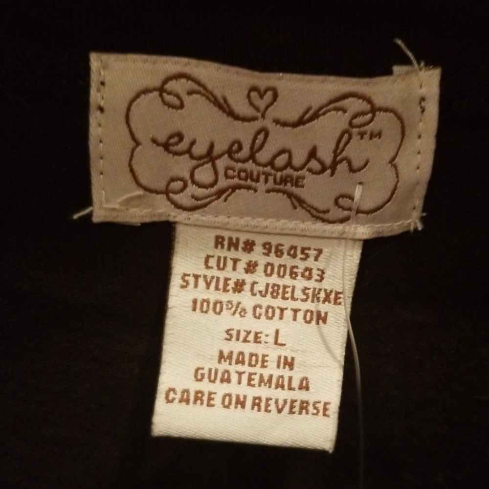 NWT NEVER WORN eyelash "Punk Rock" Band Tee! - Picture 2 of 6